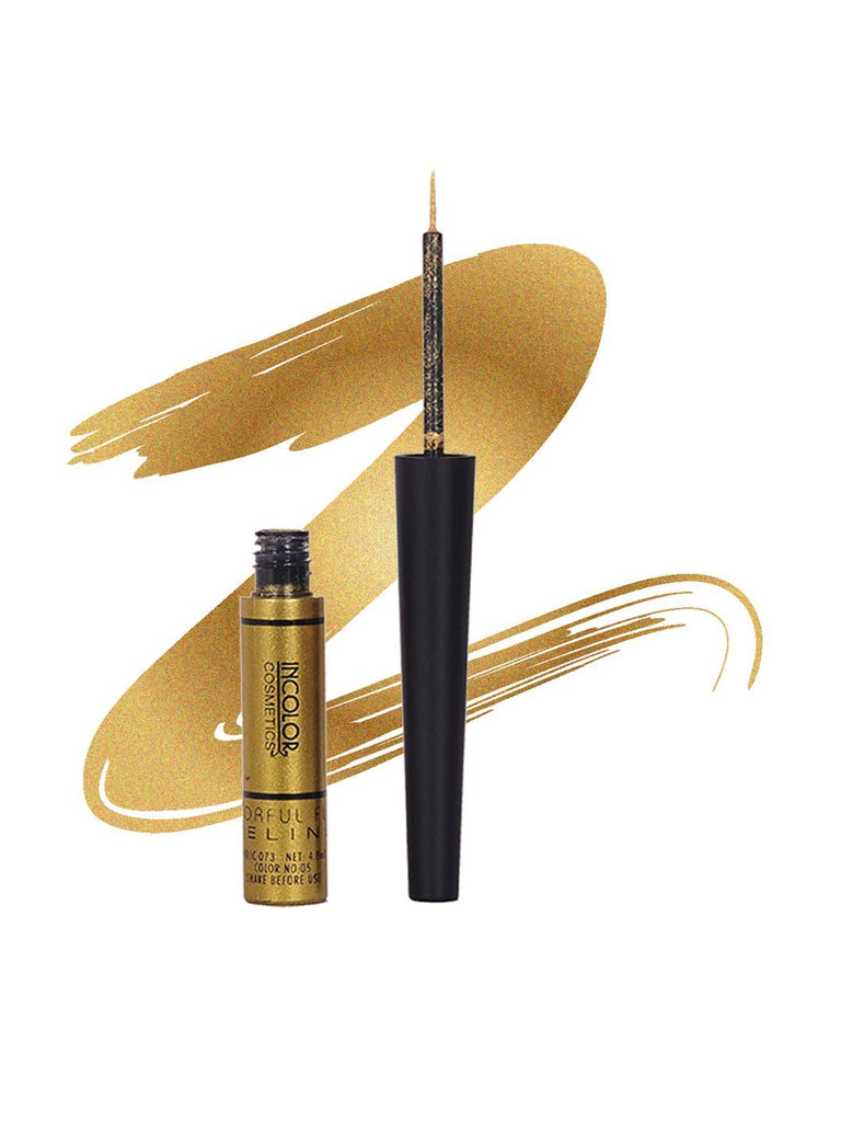 Lakme Absolute Shine Line Eye Liner - Liquid Gold - happylifeatborn